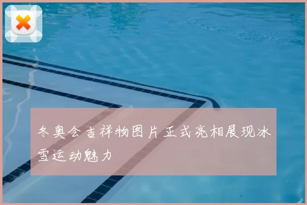 冬奥会吉祥物图片正式亮相展现冰雪运动魅力